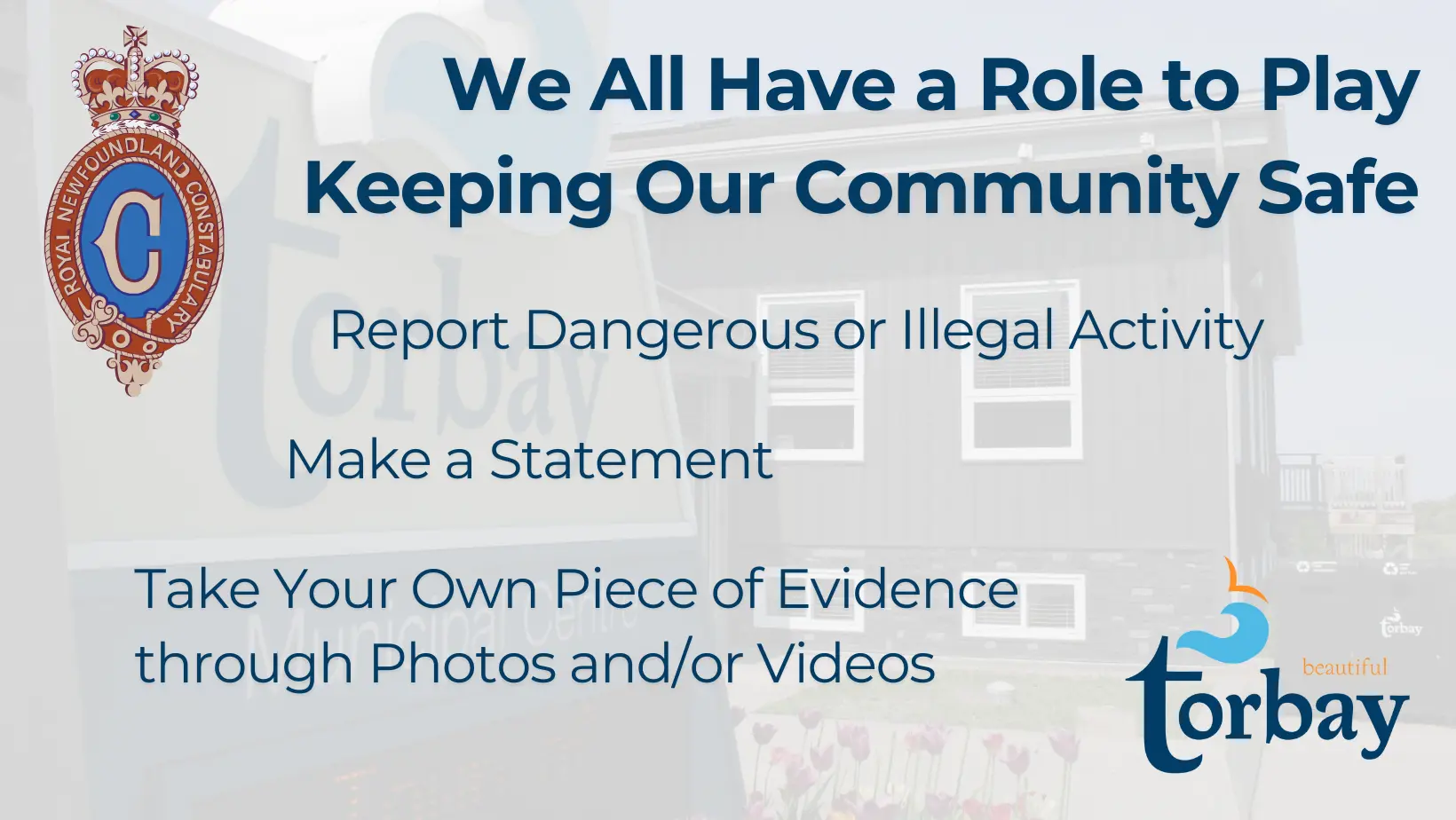 Public Notice | Community Safety | Town of Torbay
